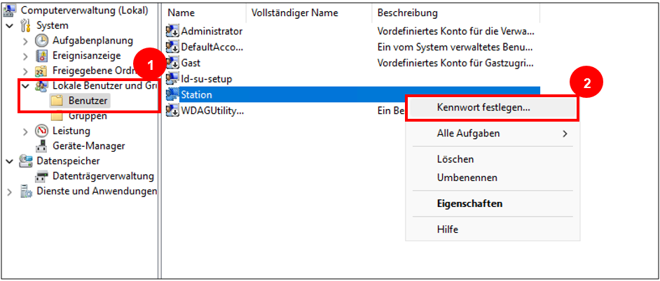 stations user