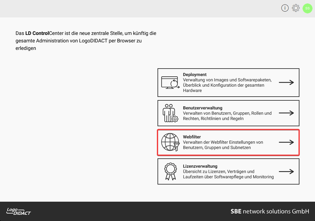 Modul Webfilter